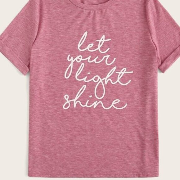 LET YOUR LIGHT SHINE Graphic tee Shirt - Picture 4 of 5